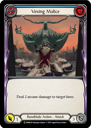 Vexing Malice (Blue) [U-MON234] Unlimited Normal - Duel Kingdom