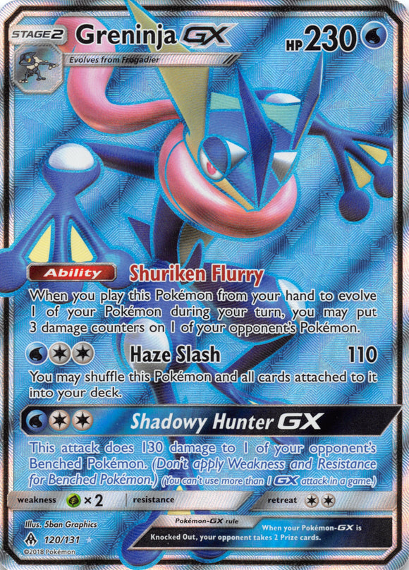 Greninja GX (Full Art) (120) [SM - Forbidden Light] - Duel Kingdom