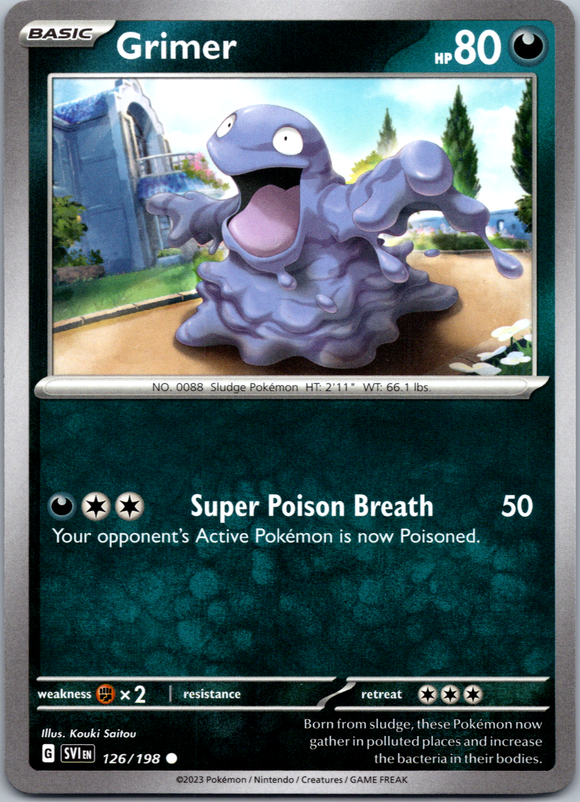 Grimer [126] - (SV01 Scarlet & Violet Base Set)