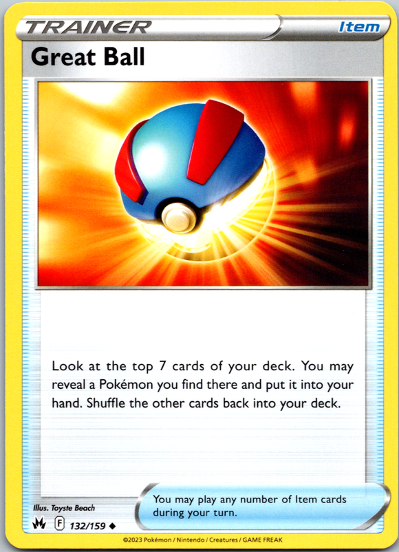 Great Ball (132/159) [Sword & Shield: Crown Zenith]