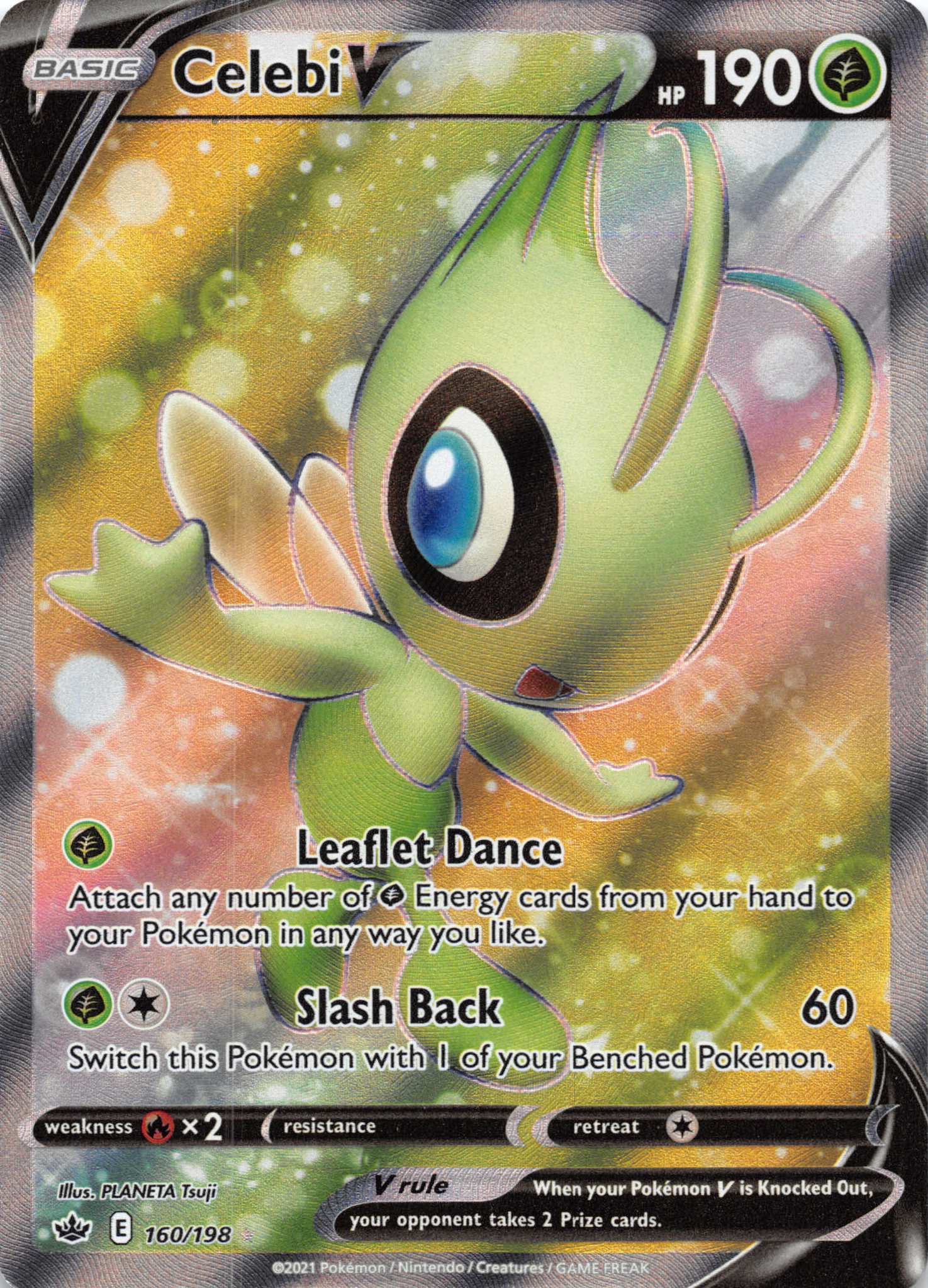 Celebi V (160/198) [Sword & Shield: Chilling Reign]