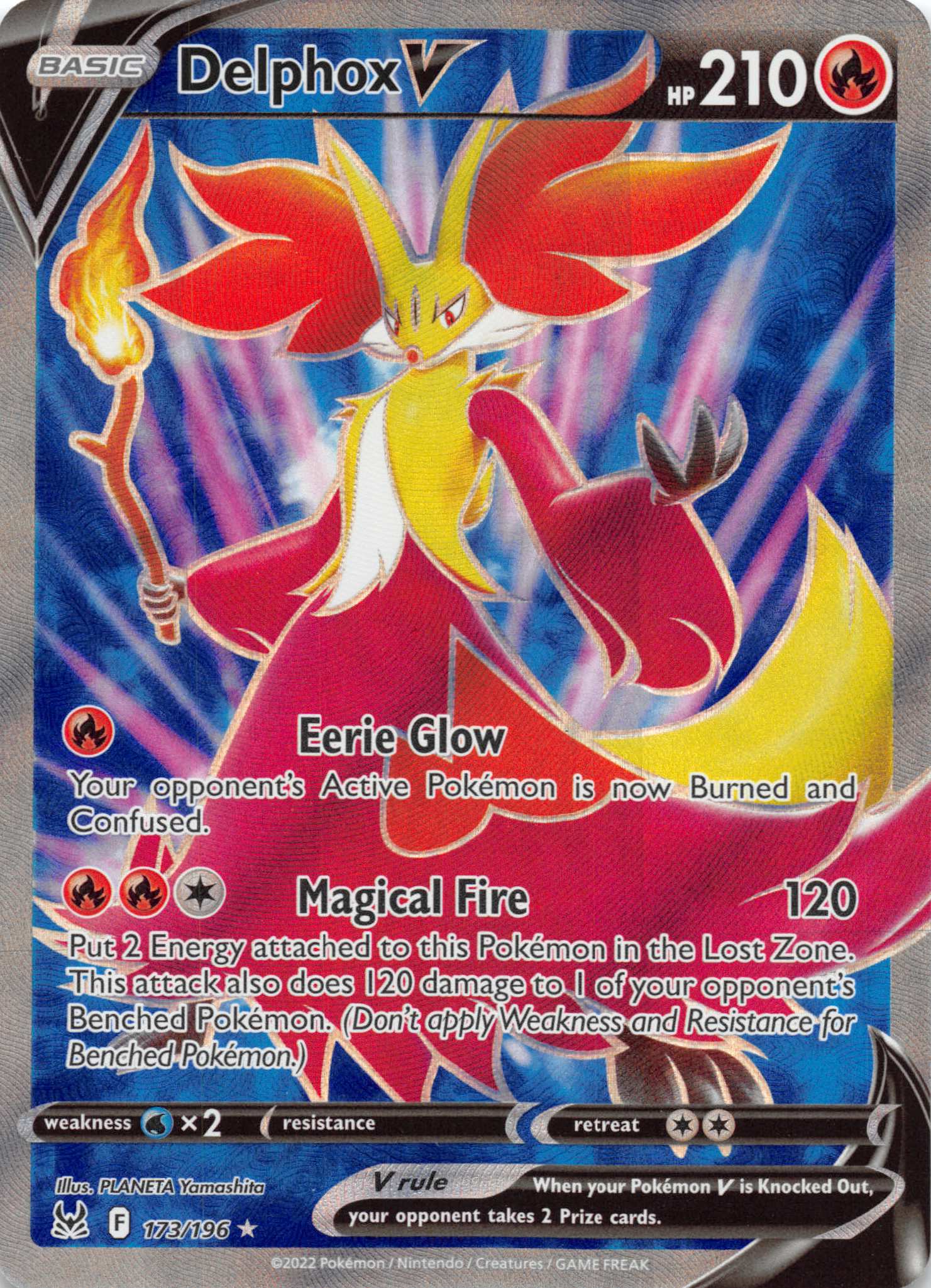 Delphox V (173/196) [Sword & Shield: Lost Origin]