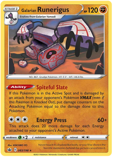 Galarian Runerigus (083/198) [Sword & Shield: Chilling Reign] - Duel Kingdom