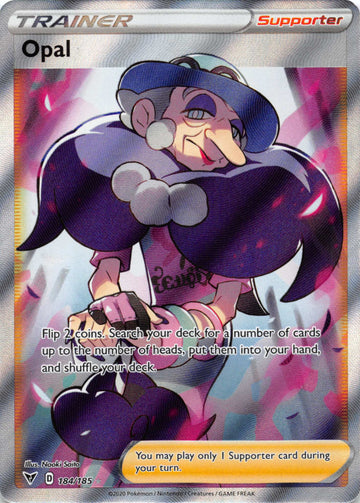 Opal (Full Art)  [184/185] [SWSH04: Vivid Voltage] - Duel Kingdom