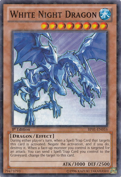 White Night Dragon [BP01-EN016] Starfoil Rare - Duel Kingdom