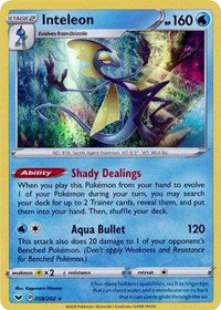 Inteleon (058) (058/202) [SWSH01: Sword & Shield Base Set] - Duel Kingdom