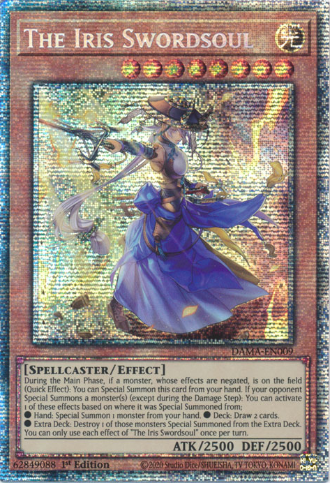 The Iris Swordsoul [DAMA-EN009] Starlight Rare - Duel Kingdom