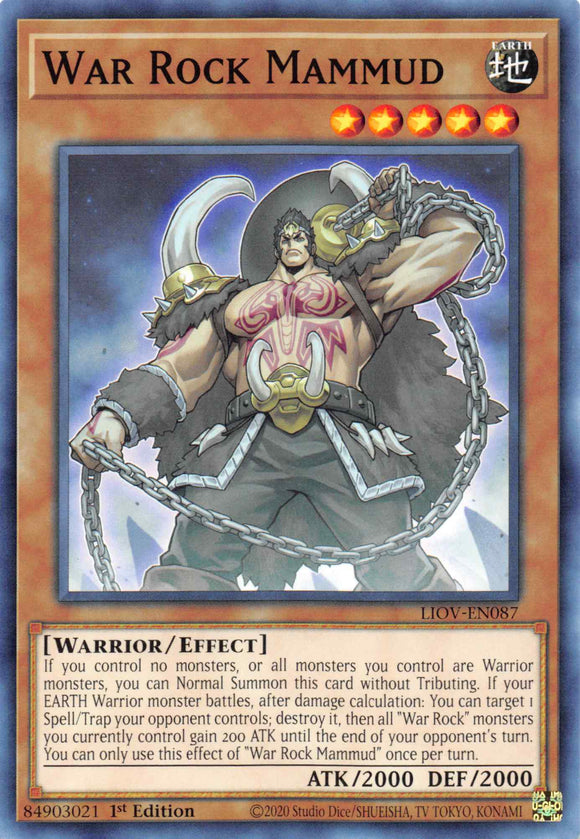 War Rock Mammud [LIOV-EN087] Common - Duel Kingdom