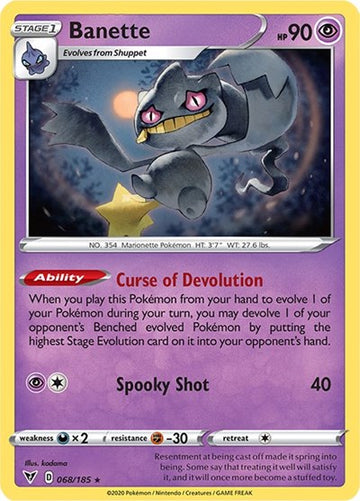 Banette  [068/185] [SWSH04: Vivid Voltage] - Duel Kingdom