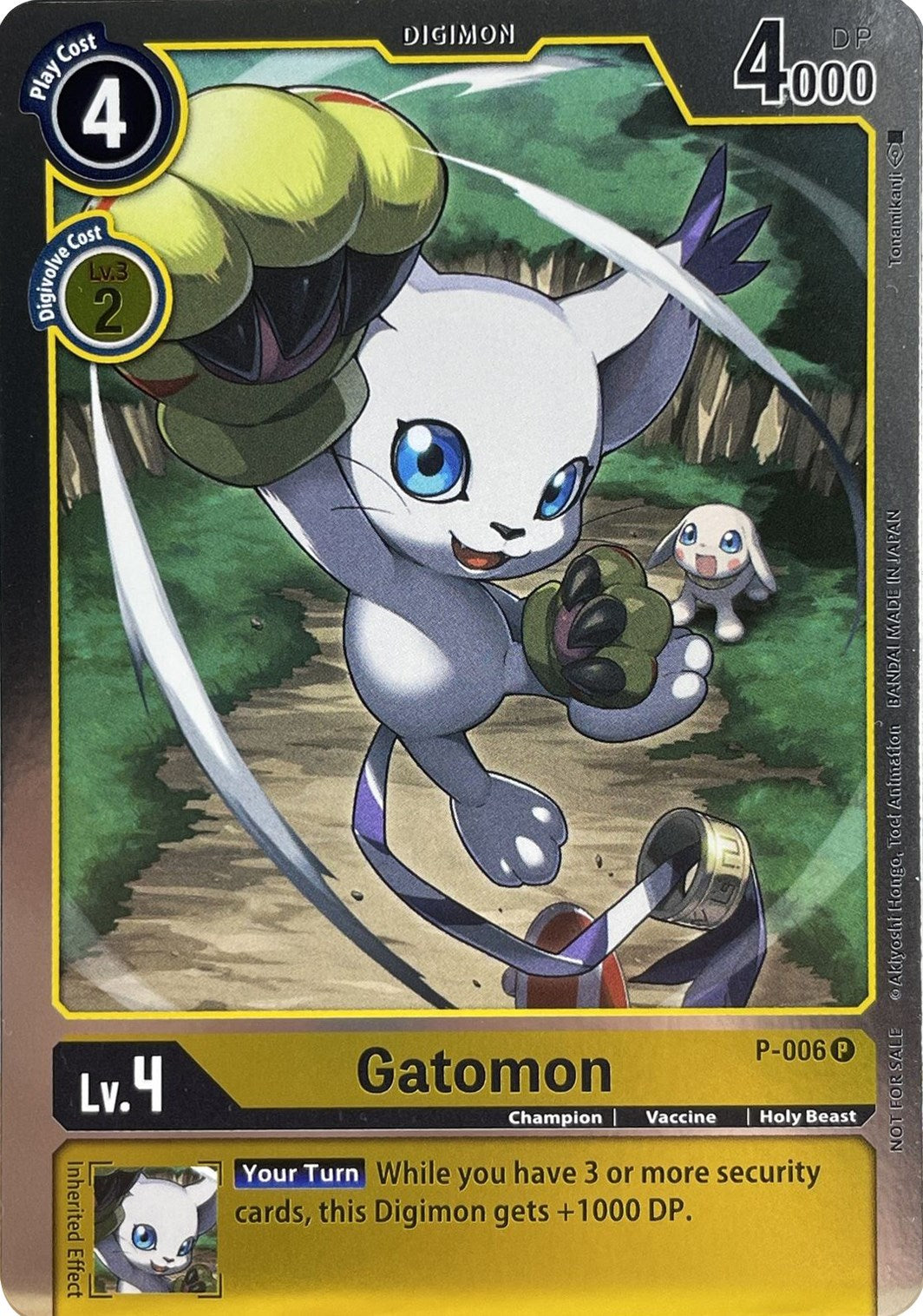 Gatomon - P-006 [P-006] [Digimon Promotion Cards] Foil