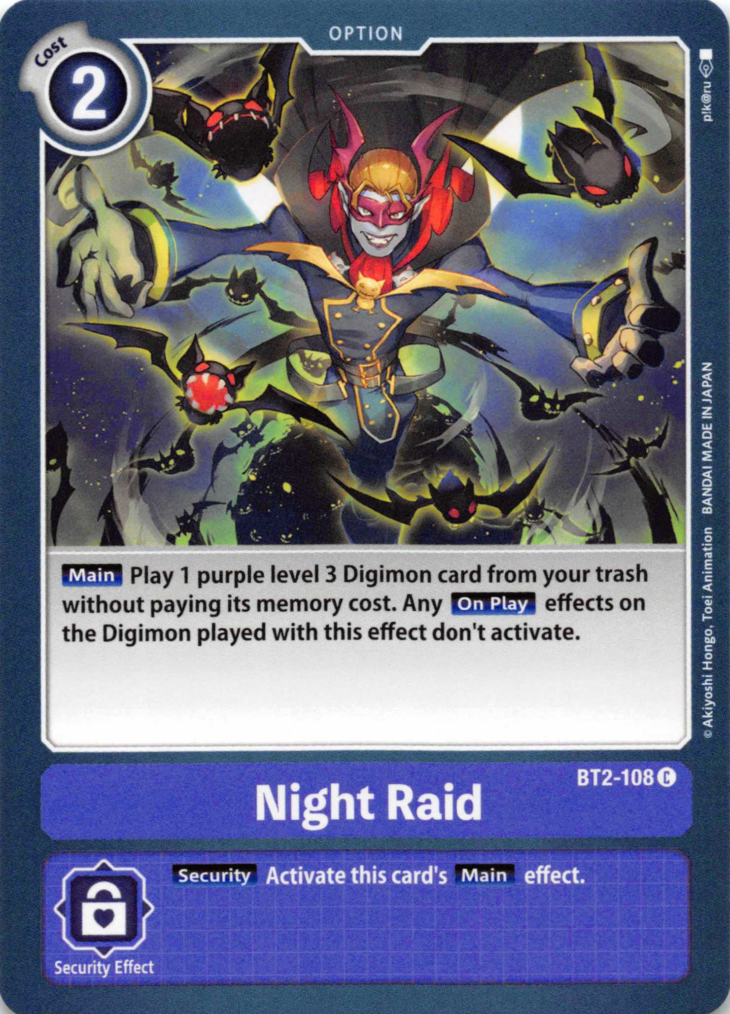 Night Raid [BT2-108] [Release Special Booster] Normal