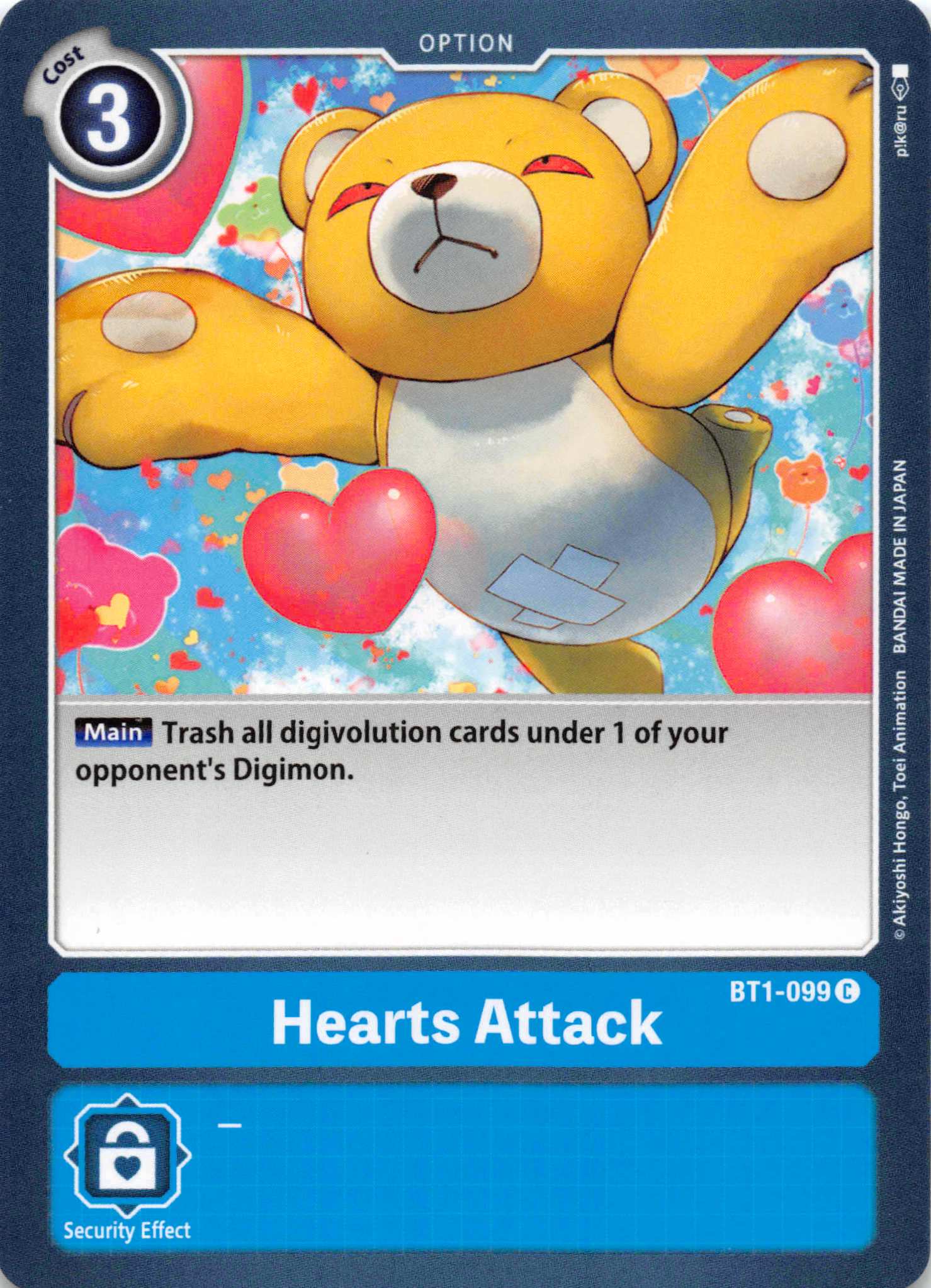 Hearts Attack [BT1-099] [Release Special Booster] Normal