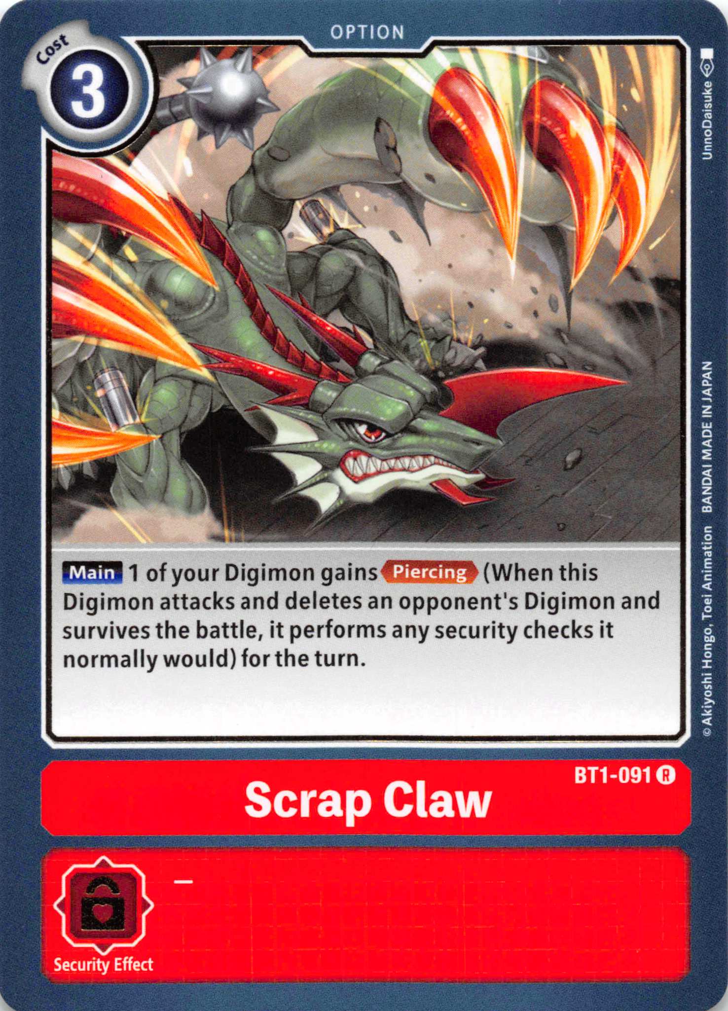 Scrap Claw [BT1-091] [Release Special Booster] Normal