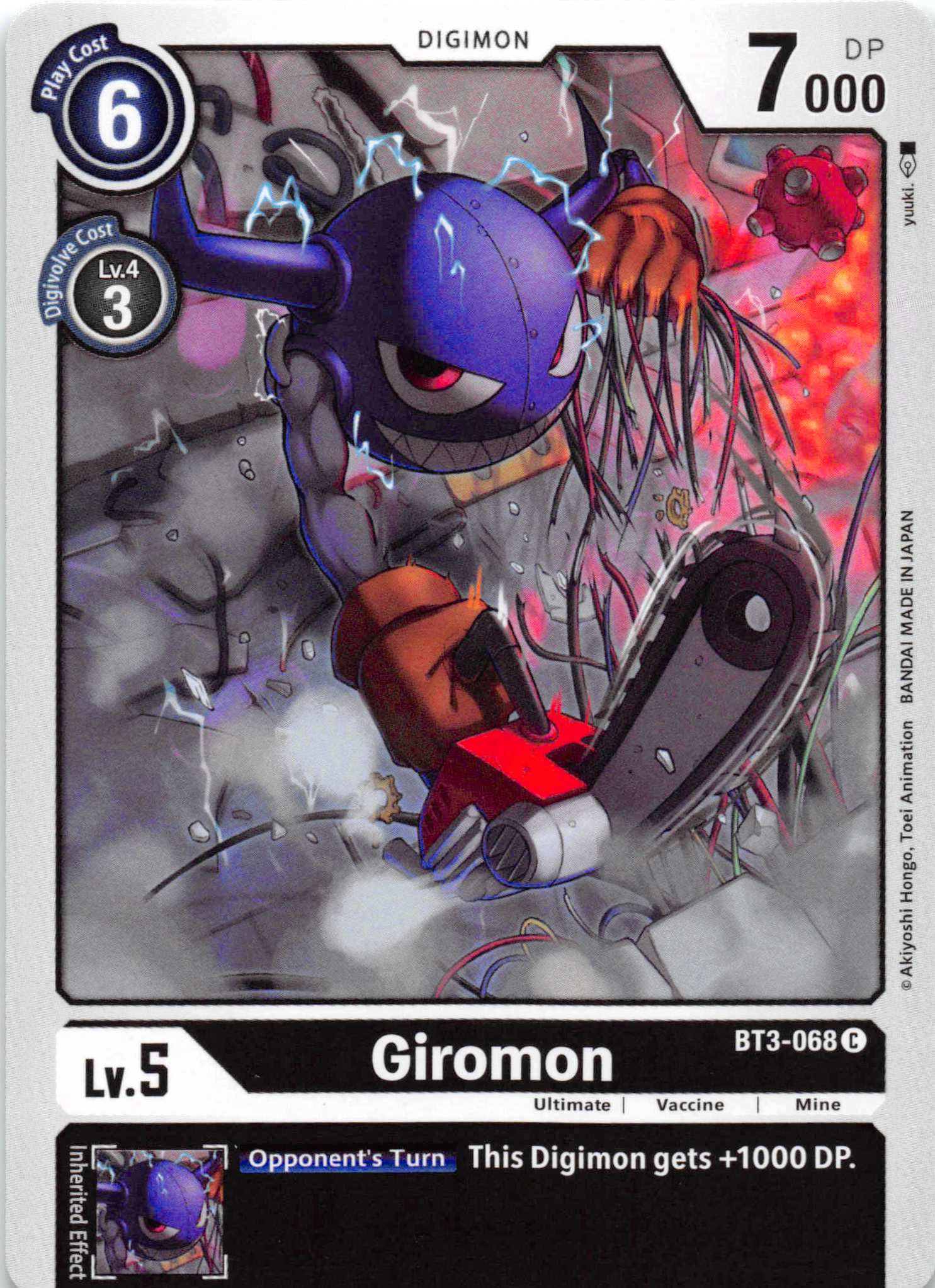 Giromon [BT3-068] [Release Special Booster] Normal