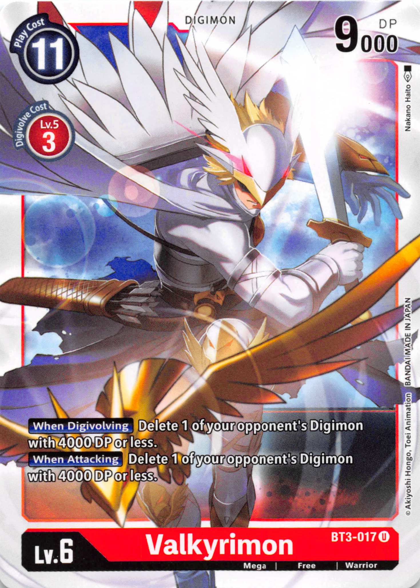 Valkyrimon [BT3-017] [Release Special Booster] Normal