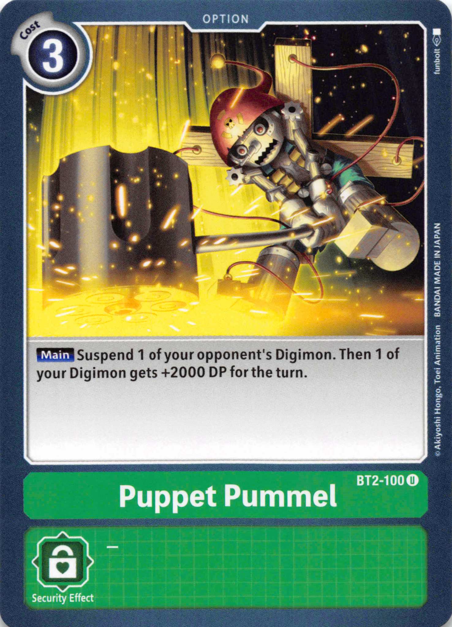 Puppet Pummel [BT2-100] [Release Special Booster] Normal