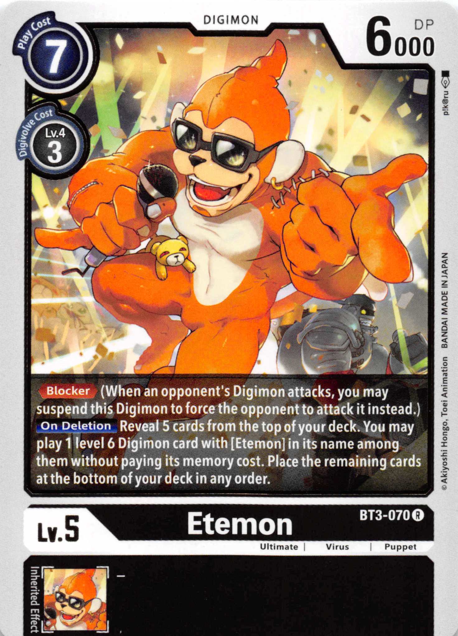 Etemon [BT3-070] [Release Special Booster] Normal