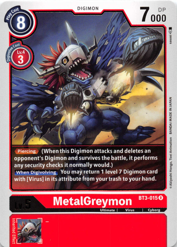 MetalGreymon - BT3-015 [BT3-015] [Release Special Booster] Normal