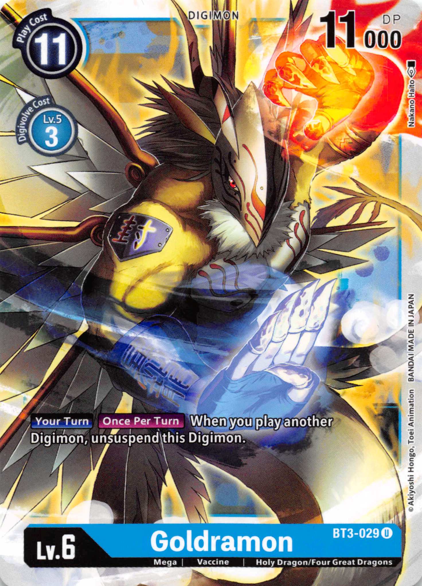 Goldramon [BT3-029] [Release Special Booster] Normal