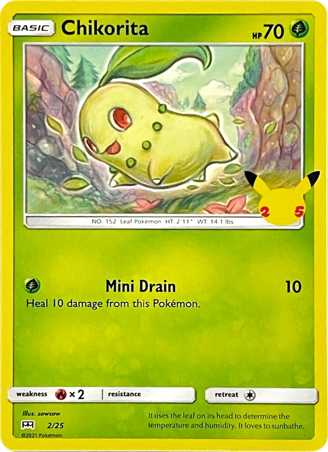 Chikorita [2/25] - McDonalds Collection 2021