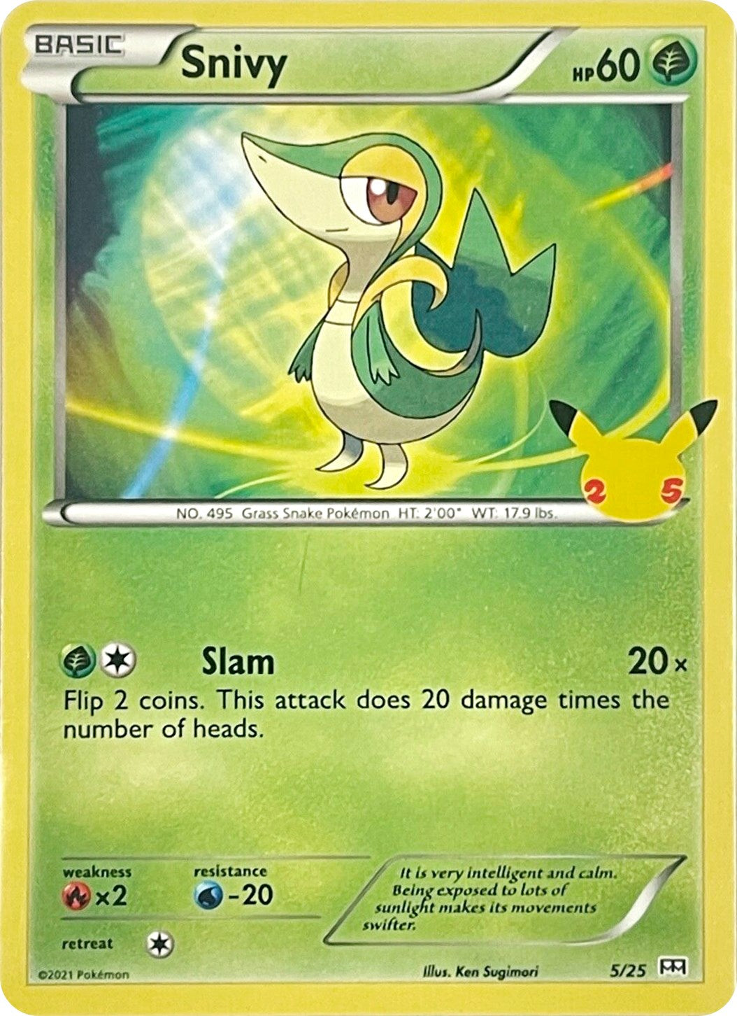 Snivy [5/25] - McDonalds Collection 2021