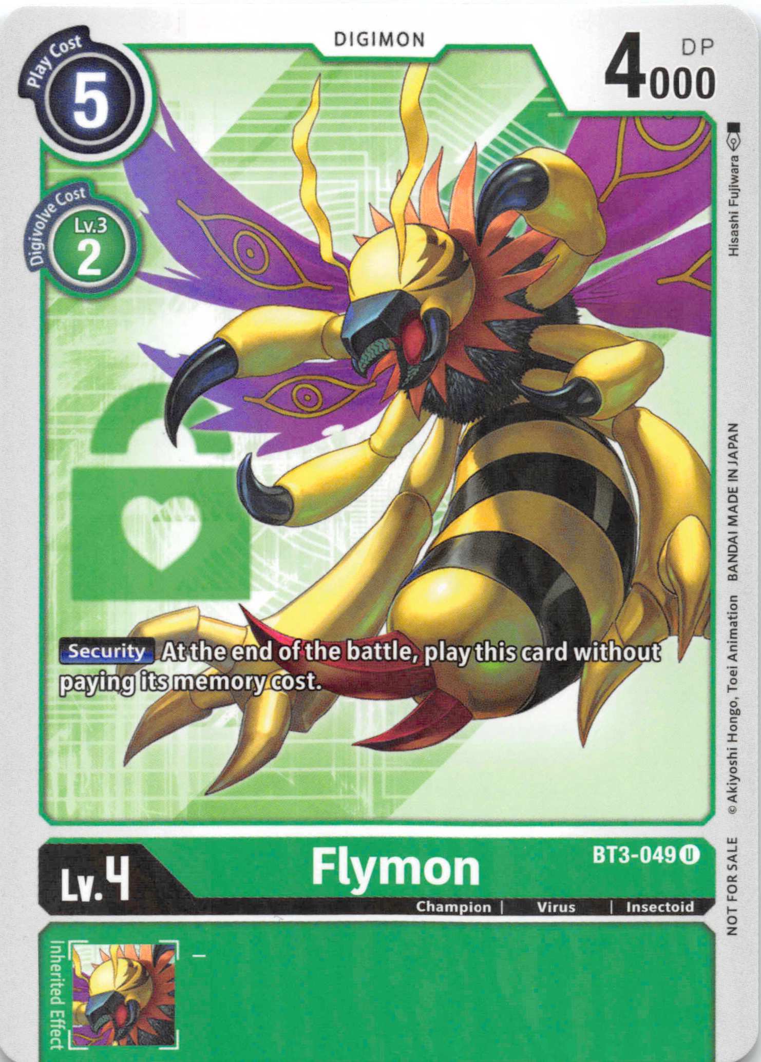 Flymon (Box Topper) [BT3-049] [Release Special Booster] Foil