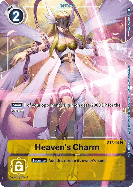 Heaven's Charm - ST3-14 (Tamer's Evolution Box) [ST3-14-C] [Starter Deck 03: Heaven's Yellow] Foil