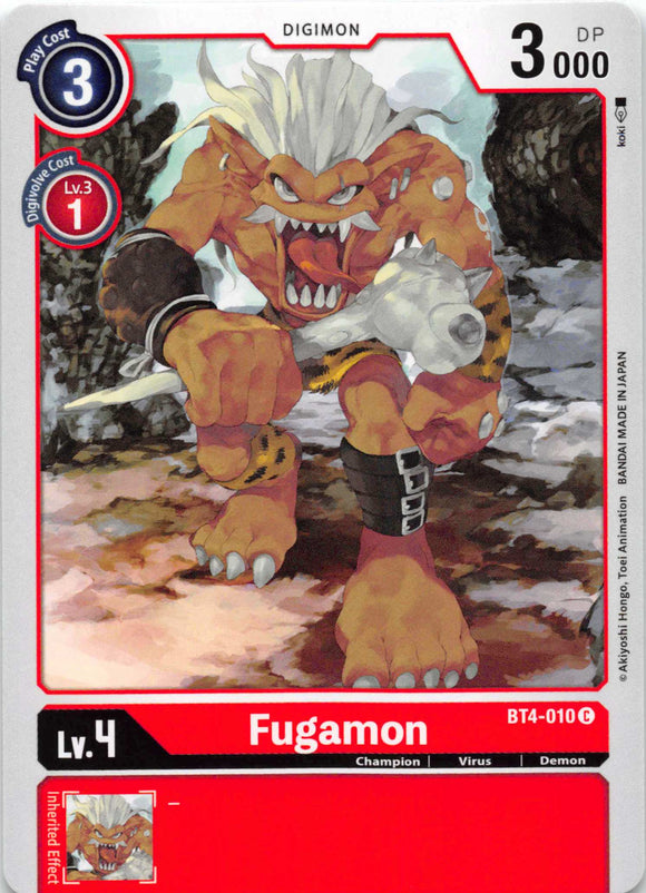 Fugamon [BT4-010] [Great Legend] Normal