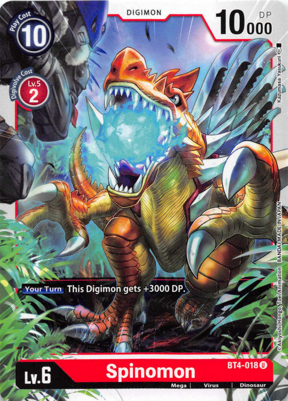 Spinomon [BT4-018] [Great Legend] Normal