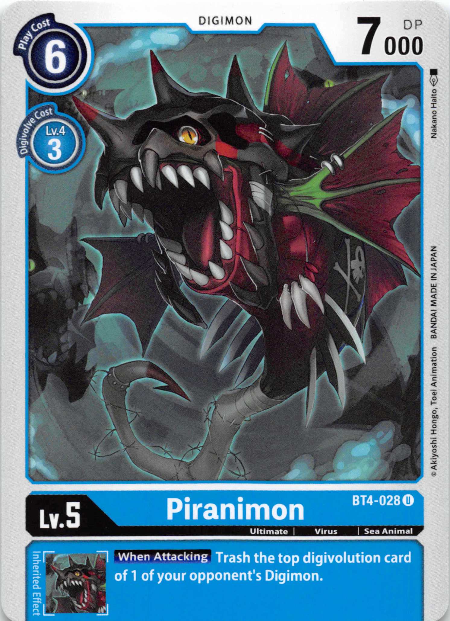 Piranimon [BT4-028] [Great Legend] Normal