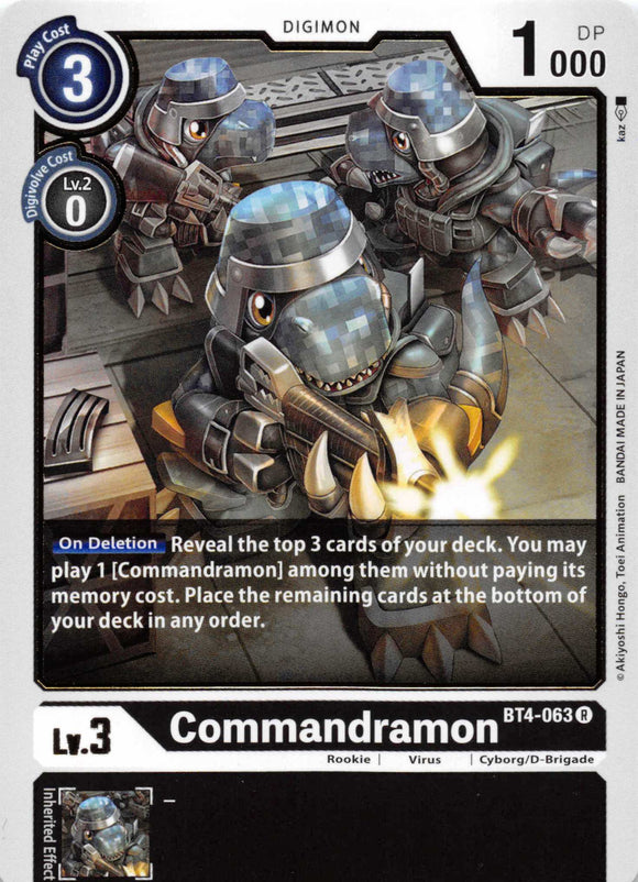 Commandramon [BT4-063] [Great Legend] Normal