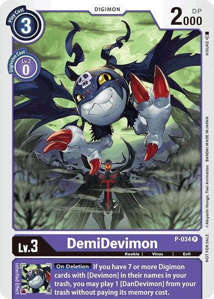 DemiDevimon - P-034 [P-034] [Digimon Promotion Cards] Foil