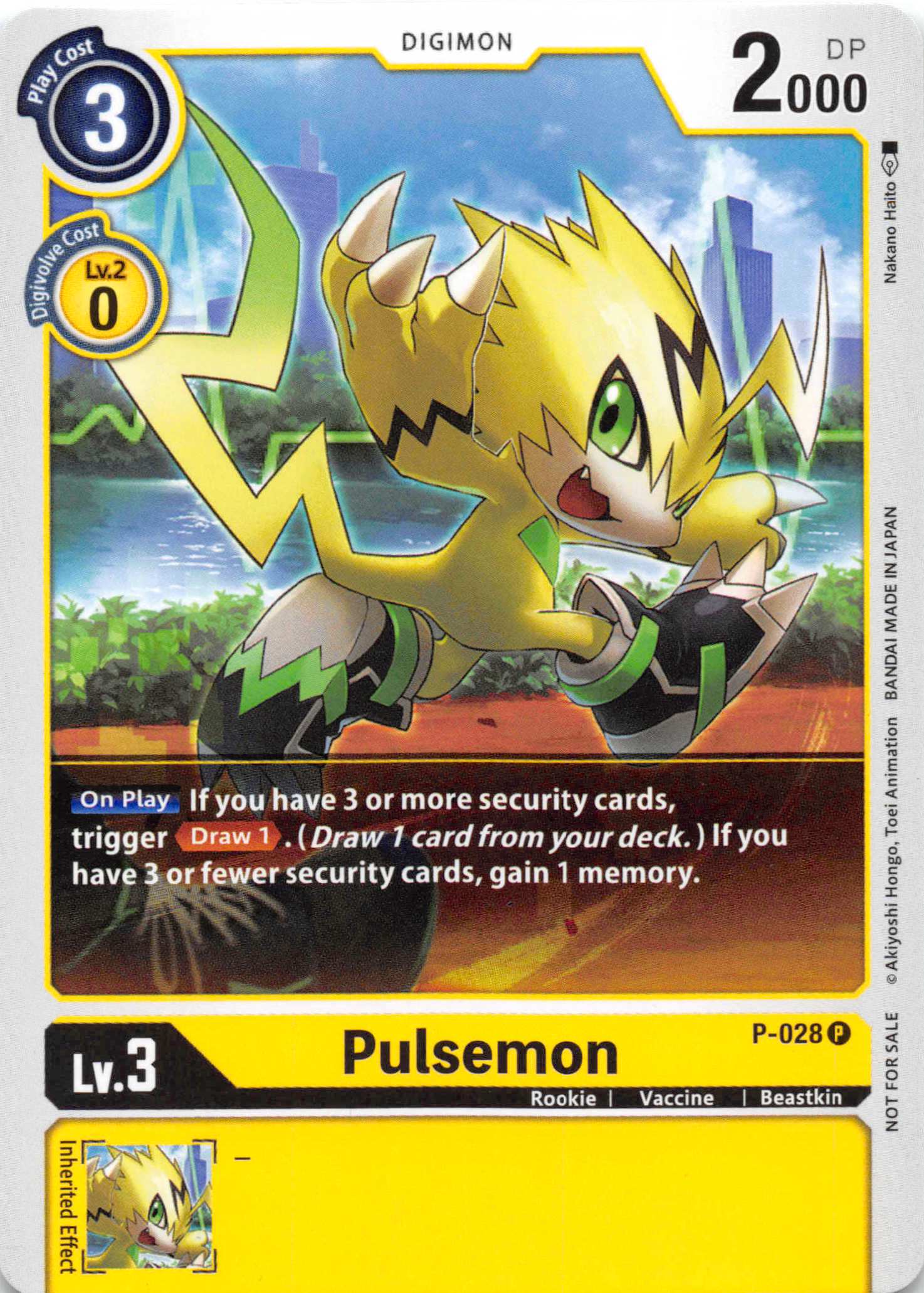 Pulsemon - P-028 [P-028] [Digimon Promotion Cards] Normal