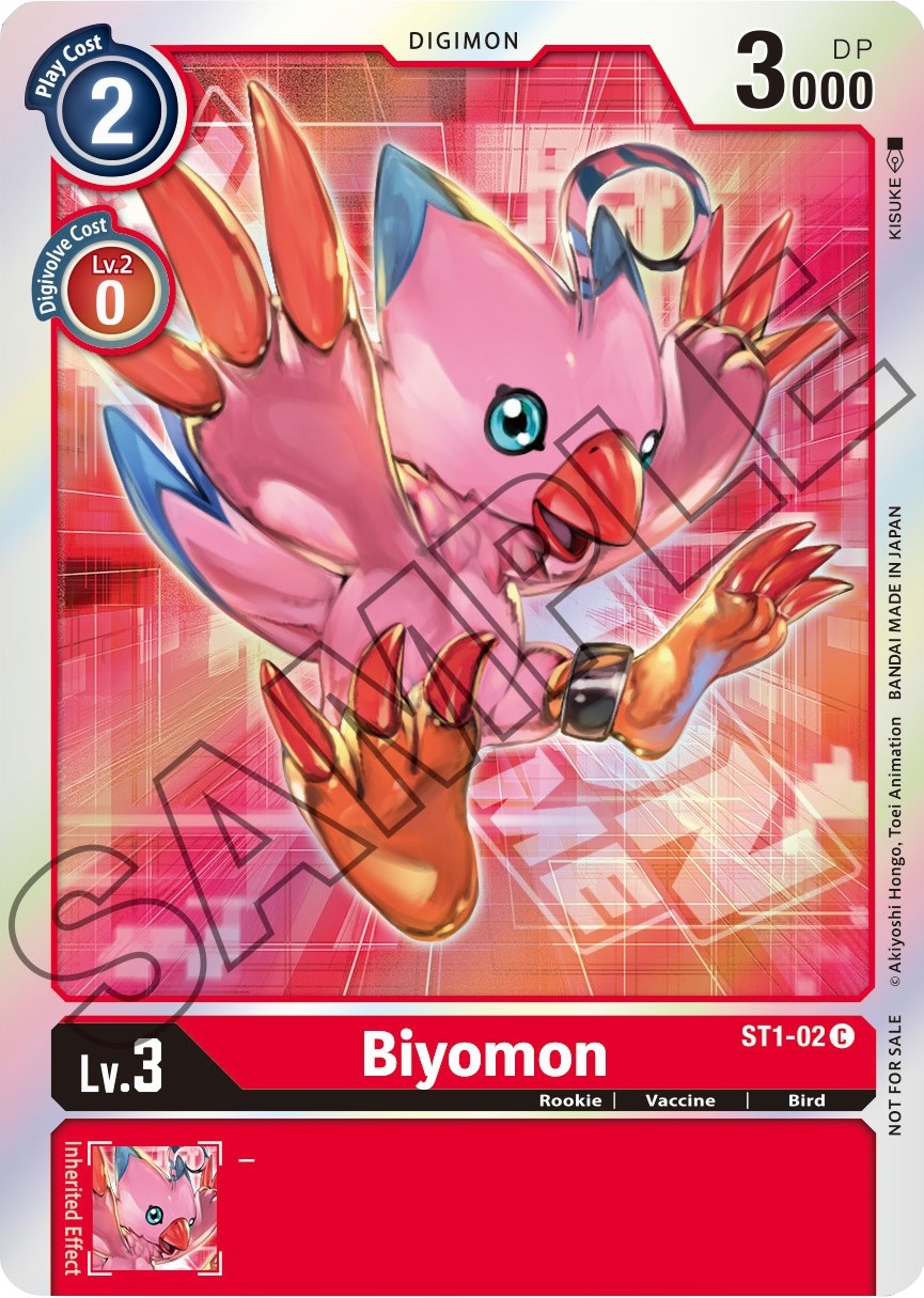 Biyomon - ST1-02 (Event Pack 1) [ST1-02] [Starter Deck 01: Gaia Red] Foil