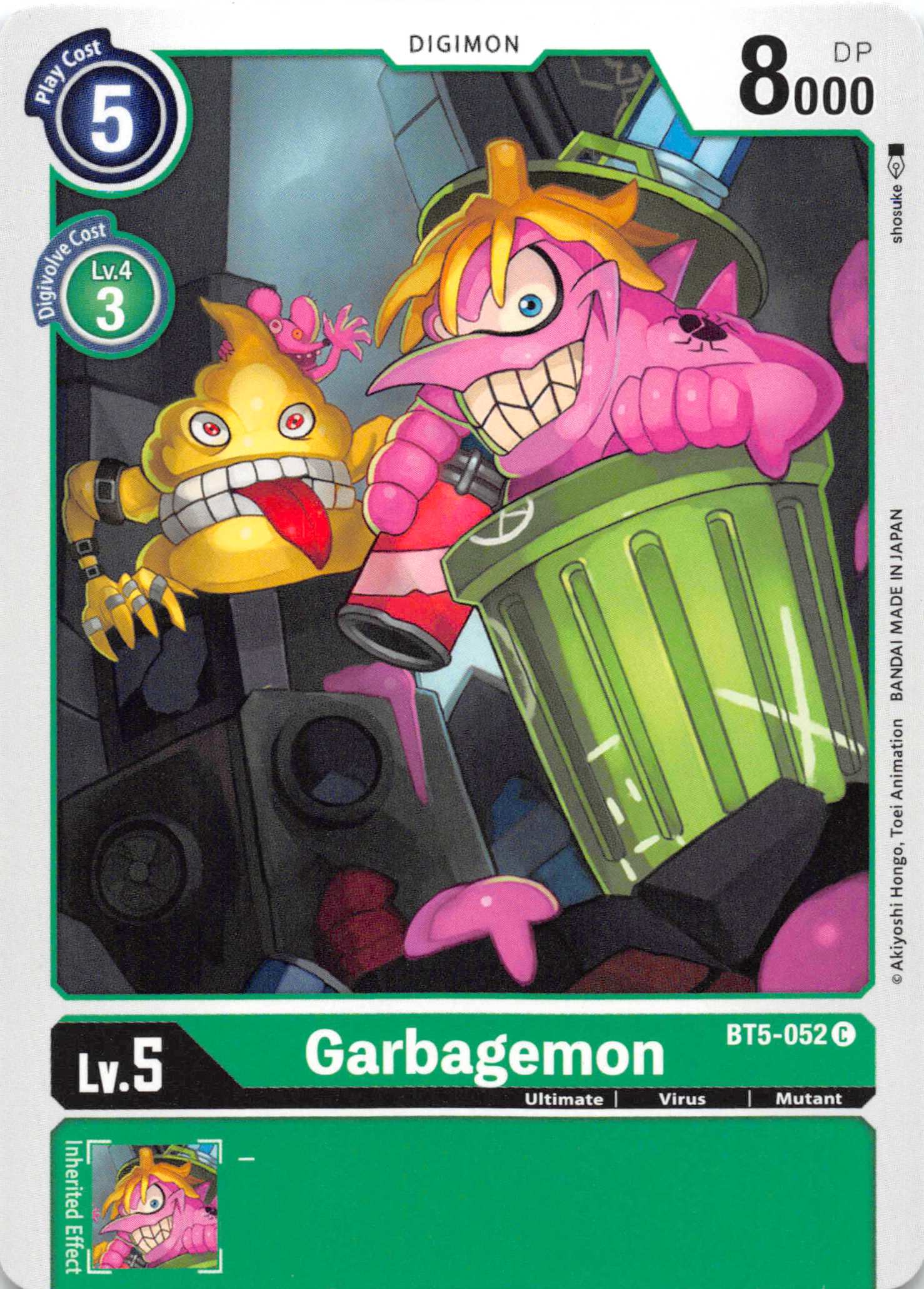 Garbagemon [BT5-052] [Battle of Omni] Normal