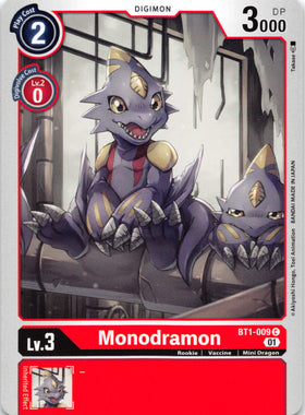 Monodramon - BT1-009 (Alternate Art) [BT1-009-C] [Starter Deck 07: Gallantmon] Normal