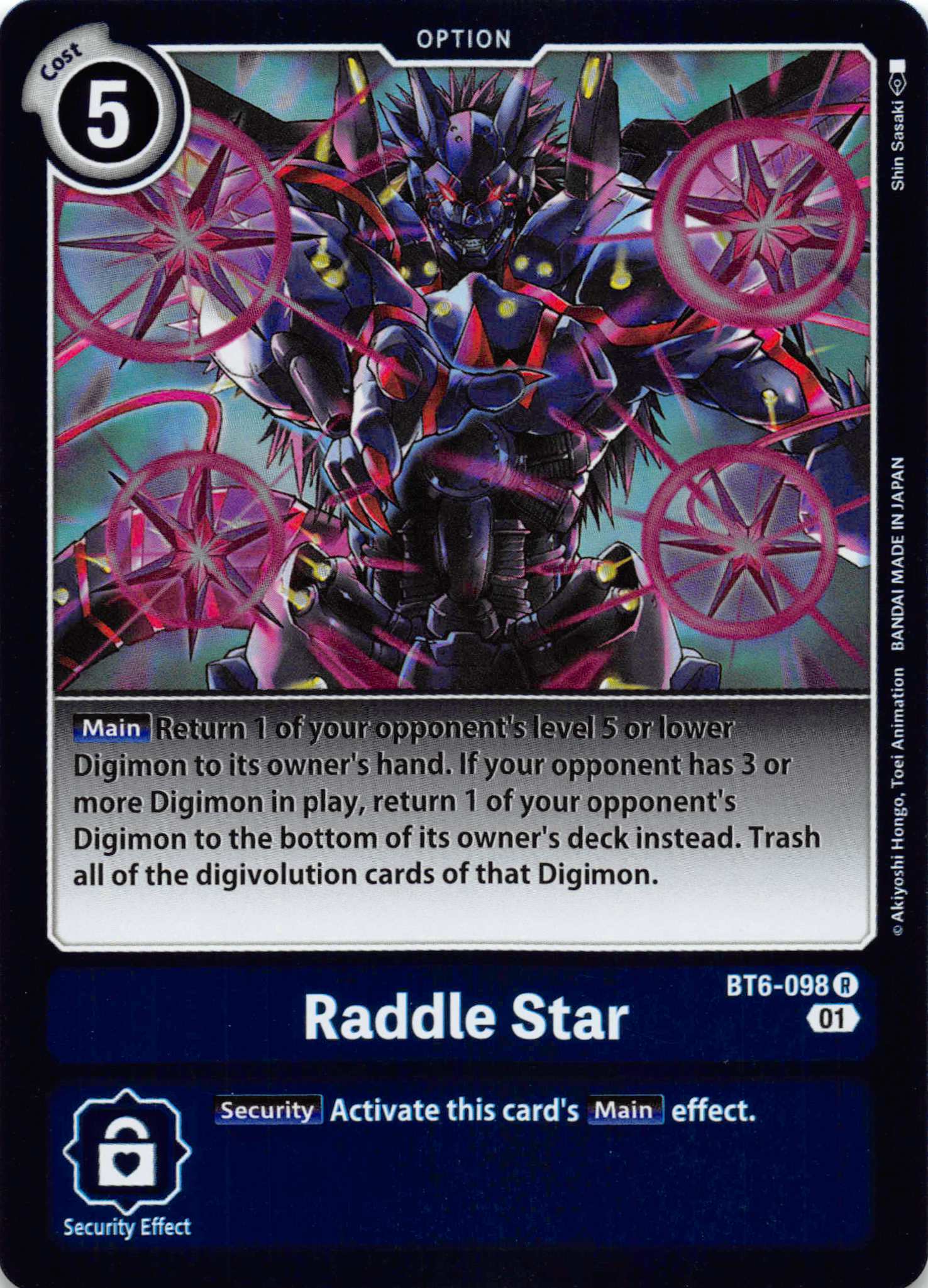 Raddle Star [BT6-098] [Double Diamond] Foil