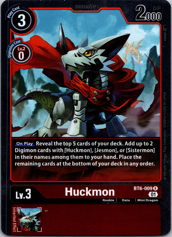Huckmon [BT6-009] [Double Diamond] Foil