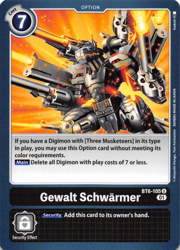 Gewalt Schwarmer [BT6-105] [Double Diamond] Normal