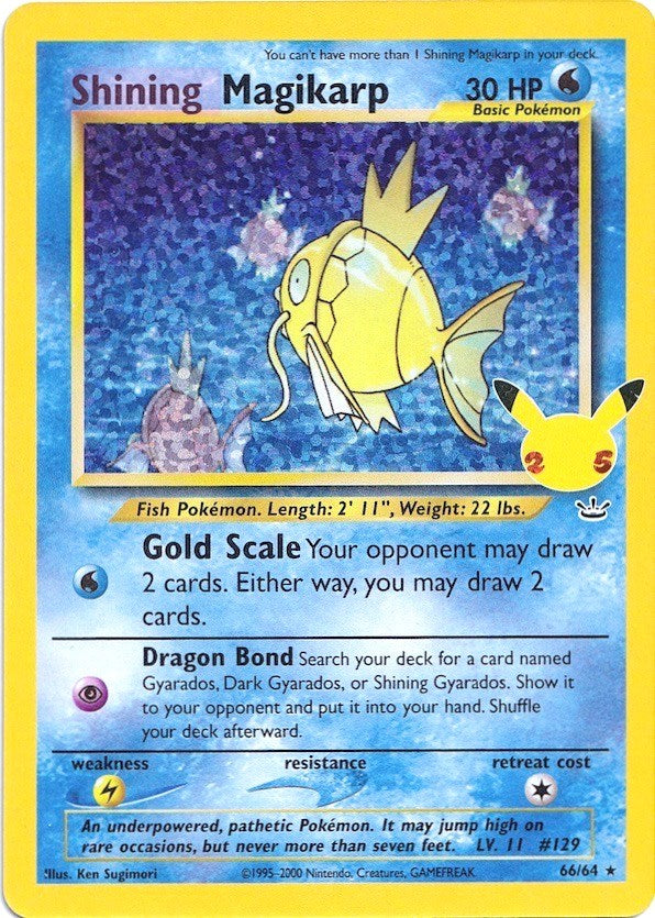 Shining Magikarp [66/25] - (Celebrations Classic Collection) Holofoil