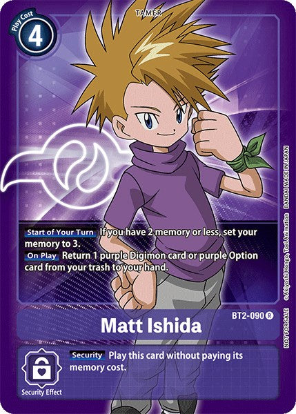 Matt Ishida - BT2-090 (Official Tournament Pack Vol.3) [BT2-090] [Release Special Booster] Normal