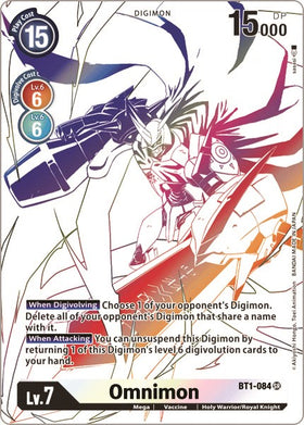 Omnimon (Alternate Art) [BT1-084] [Double Diamond] Foil