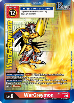WarGreymon (Alternate Art) [EX1-009] [Classic Collection] Foil
