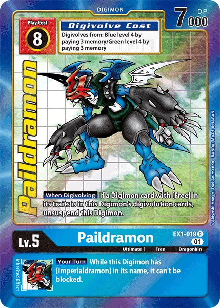 Paildramon (Alternate Art) [EX1-019] [Classic Collection] Foil