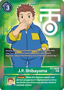 J.P. Shibayama (Box Topper) [BT7-089] [Next Adventure] Foil