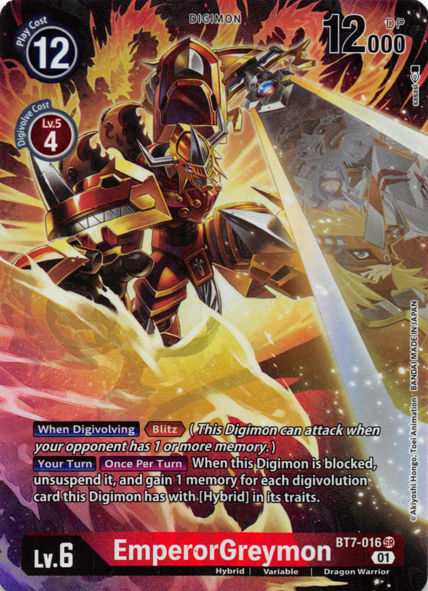 EmperorGreymon (Alternate Art) [BT7-016] [Next Adventure] Foil