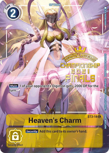 Heaven's Charm (2021 Championship Finals Tamer's Evolution Pack) [ST3-14] [Starter Deck 03: Heaven's Yellow] Foil