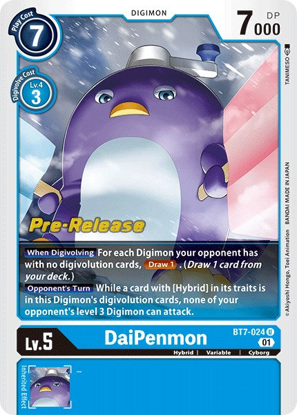 DaiPenmon [BT7-024] [Next Adventure Pre-Release Cards] Foil