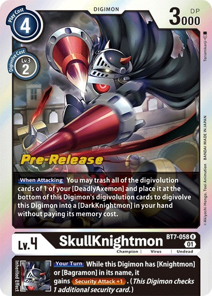 SkullKnightmon [BT7-058] [Next Adventure Pre-Release Cards] Normal