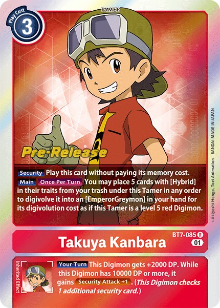 Takuya Kanbara [BT7-085] [Next Adventure Pre-Release Cards] Foil